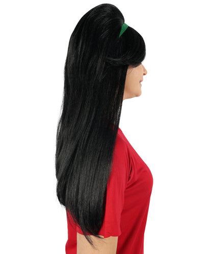 Fancy Monster Womens Wig  | Neon Sky Multicolor Halloween Wig | Premium Breathable Capless Cap