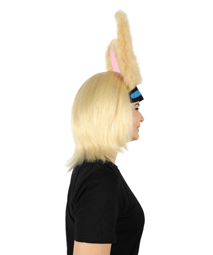 Women Petite Pippa Wavy Blonde Wig with the attachement| Best For  Halloween Wig | Breathable Capless Cap | Flame-retardant Synthetic Fiber