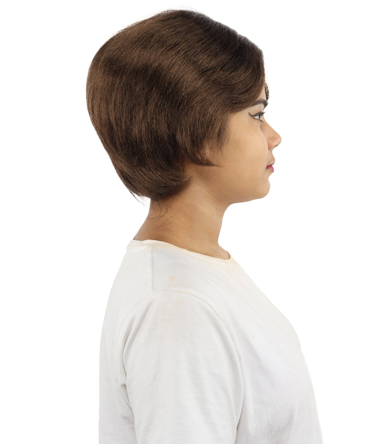 HPO Adult Women’s 10-Inch Short Wig | Multiple Color Options | Celebrity Hairpiece for Costume, Cosplay, and Themed Parties | Sleek and Modern Hairpiece for Versatile Looks