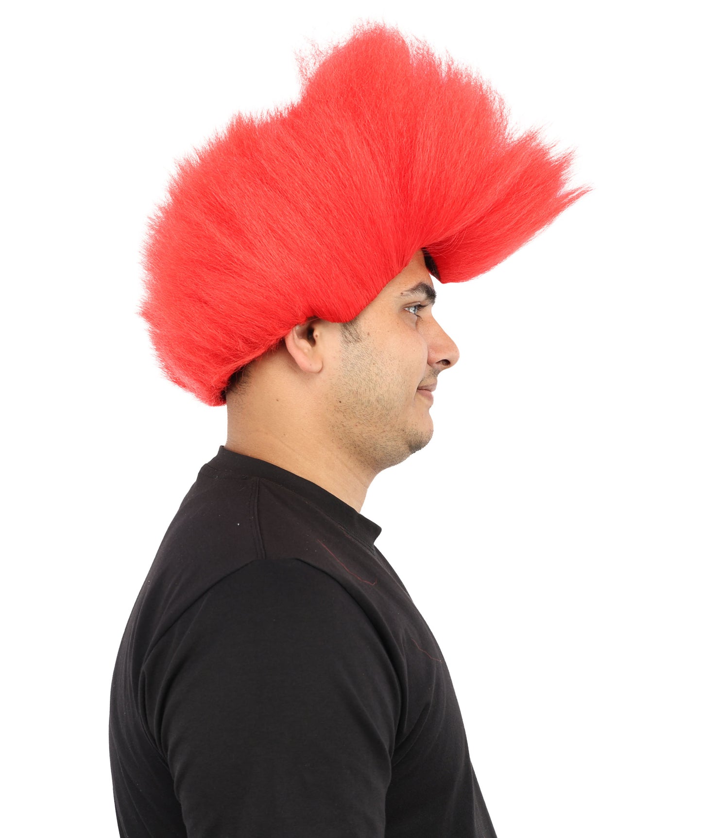 Hades God of Death |Multiple Color Fake Flame Spikes | Premium Halloween Wig