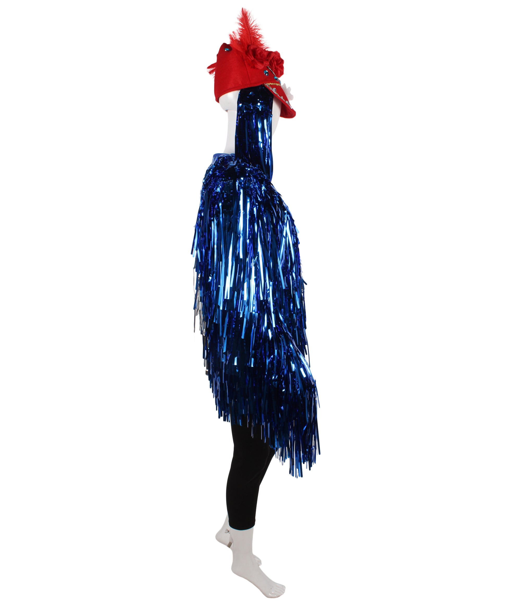 Blue/Silver Tinsel Costume