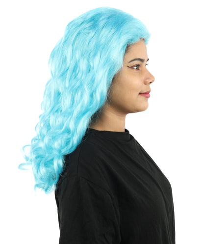 HPO Adult Women’s 16-Inch Medium Wig with Soft Curls | Multiple Color Options | Ideal for Cosplay, and Themed Events | Elegant, Versatile Hairpiece for Various Looks