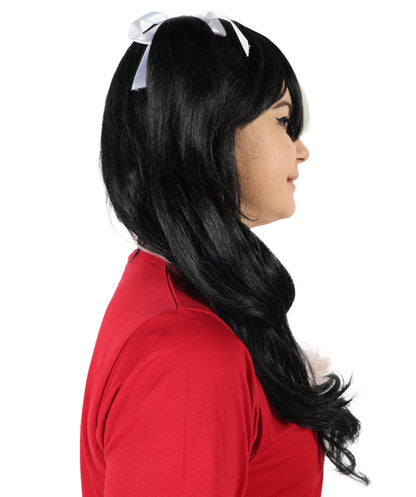 Double Ponytail Womens Wig | Blue & Purple Wig | Premium Breathable Capless Cap