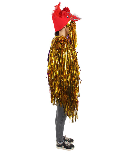 Adult Unisex DJ Tinsel Costume| Multiple Color Options