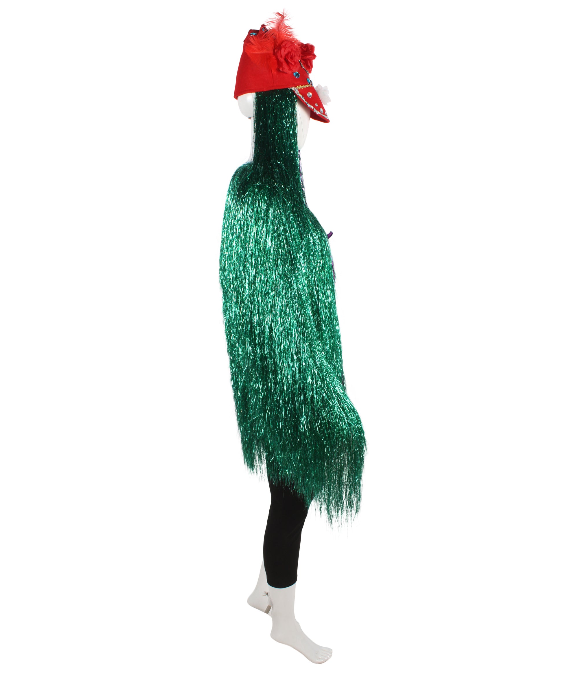 Green/Purple Tinsel Costume