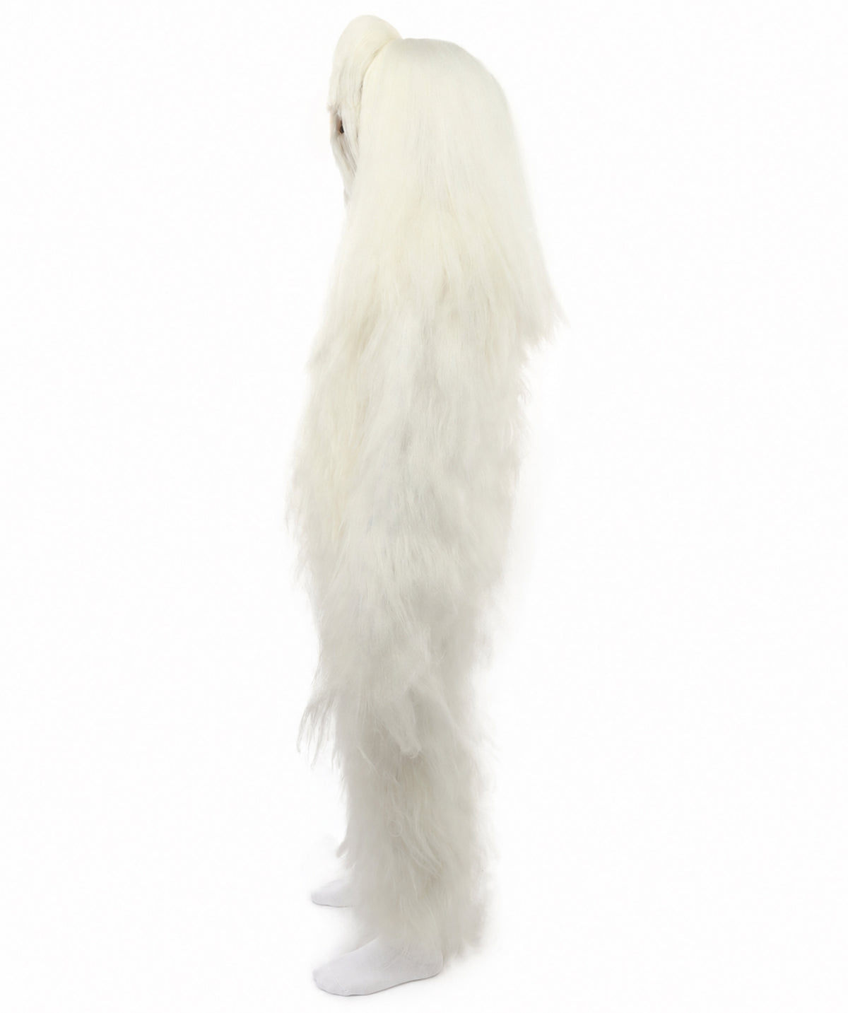 HPO Teen Extreme Hairy Person Costume Bundle & Mask Set - Full-Body Hair Suit Extra-Long Costume Wig for Halloween, Cosplay & Parties - Multiple Color Options