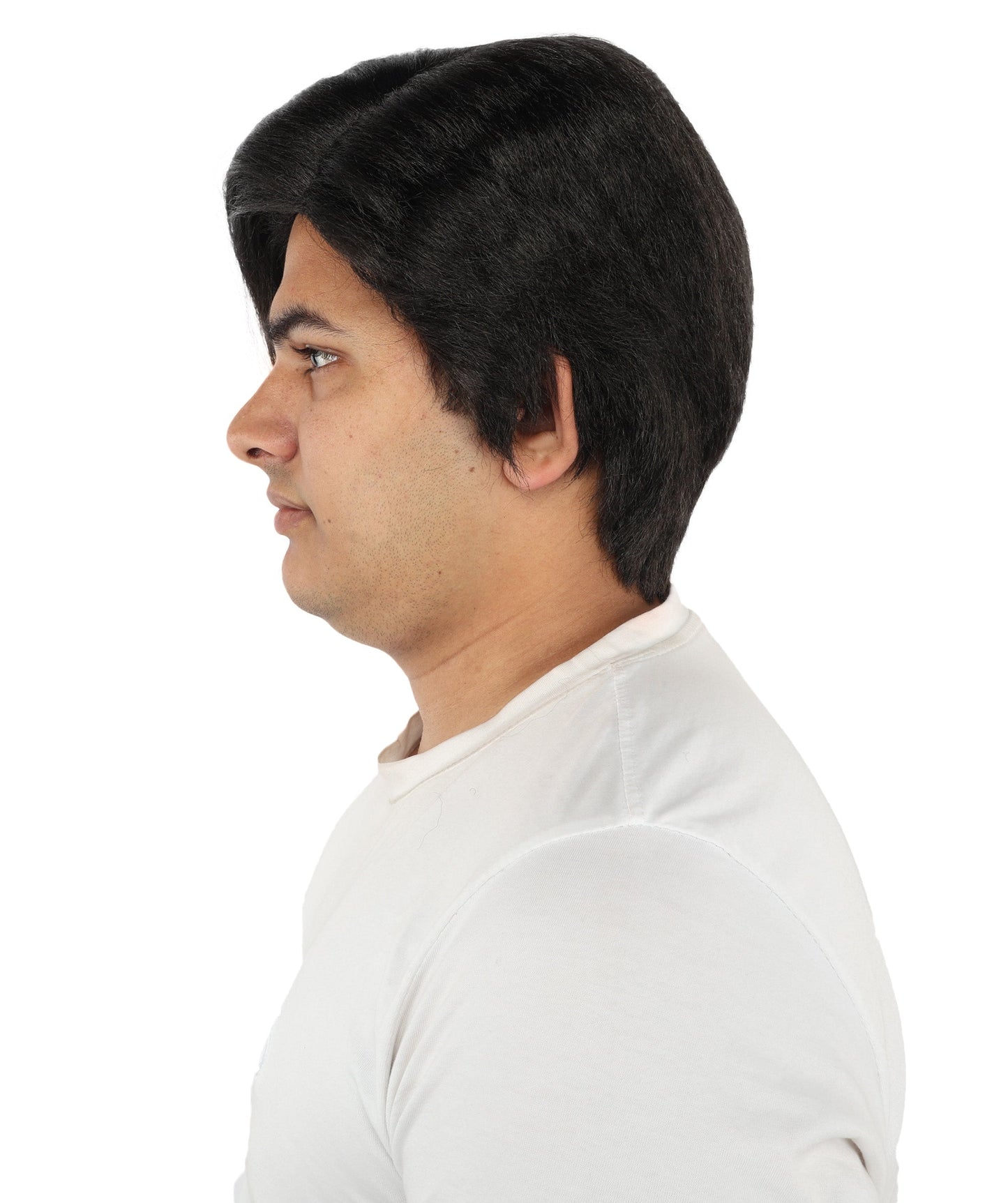 Black Side Swept Wig