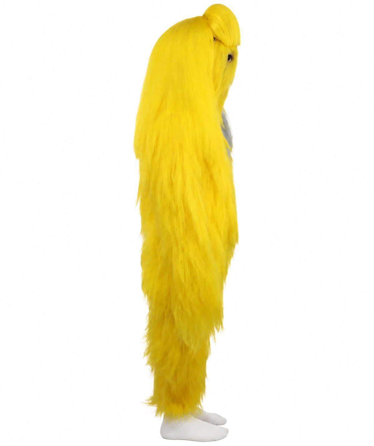 HPO Teen Extreme Hairy Person Two Part Costume, Mask and Bundle Set - Full-Body Hair Suit Extra-Long Costume Wig for Halloween, Cosplay & Parties - Multiple Color Options