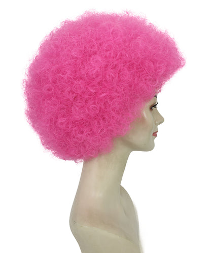 Adult Unisex Big Curly Afro Wig | Bold Costume Hair for Halloween, Cosplay, and Themed Parties | Multiple Color Options