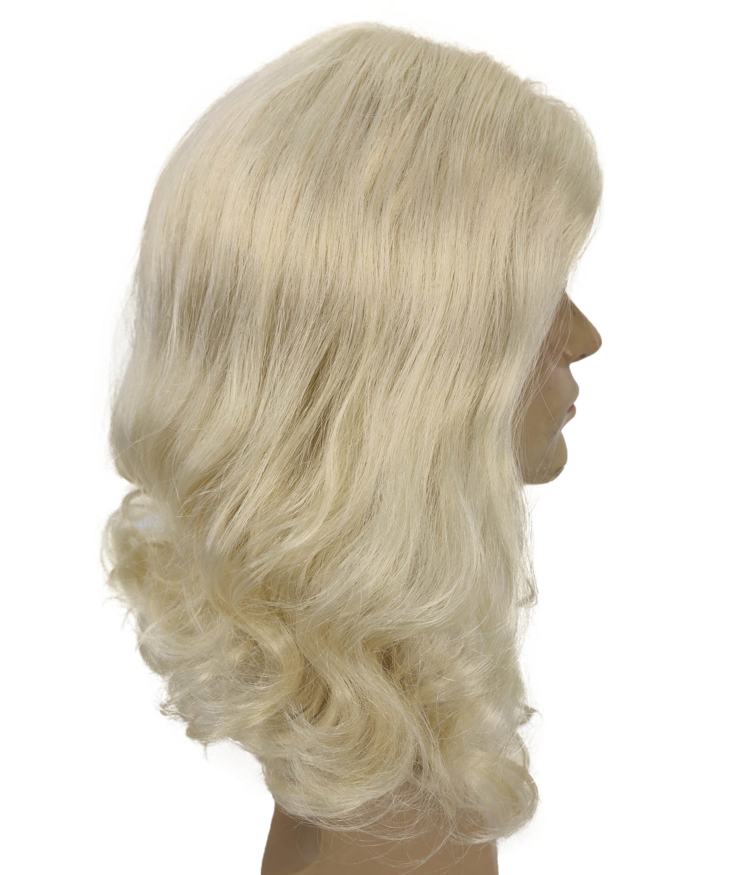 Men's Brown Barebone Medium Wavy Wig | Multicolor Options | Best for Halloween | Flame-retardant Synthetic Fiber