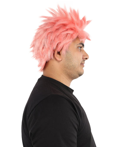 HPO Adult Men's Japanese Superhero Manga Spiky Wig |  Multi Color Options