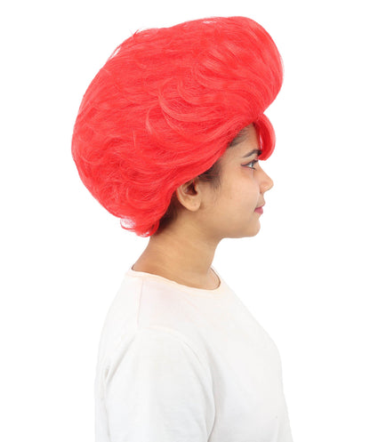 Women's Voluminous Retro Wig | Multiple Color Options, create of synthetic fiber, teased curly volume, breathable capless cap | Party, Halloween, theater, drag, performance, costume events