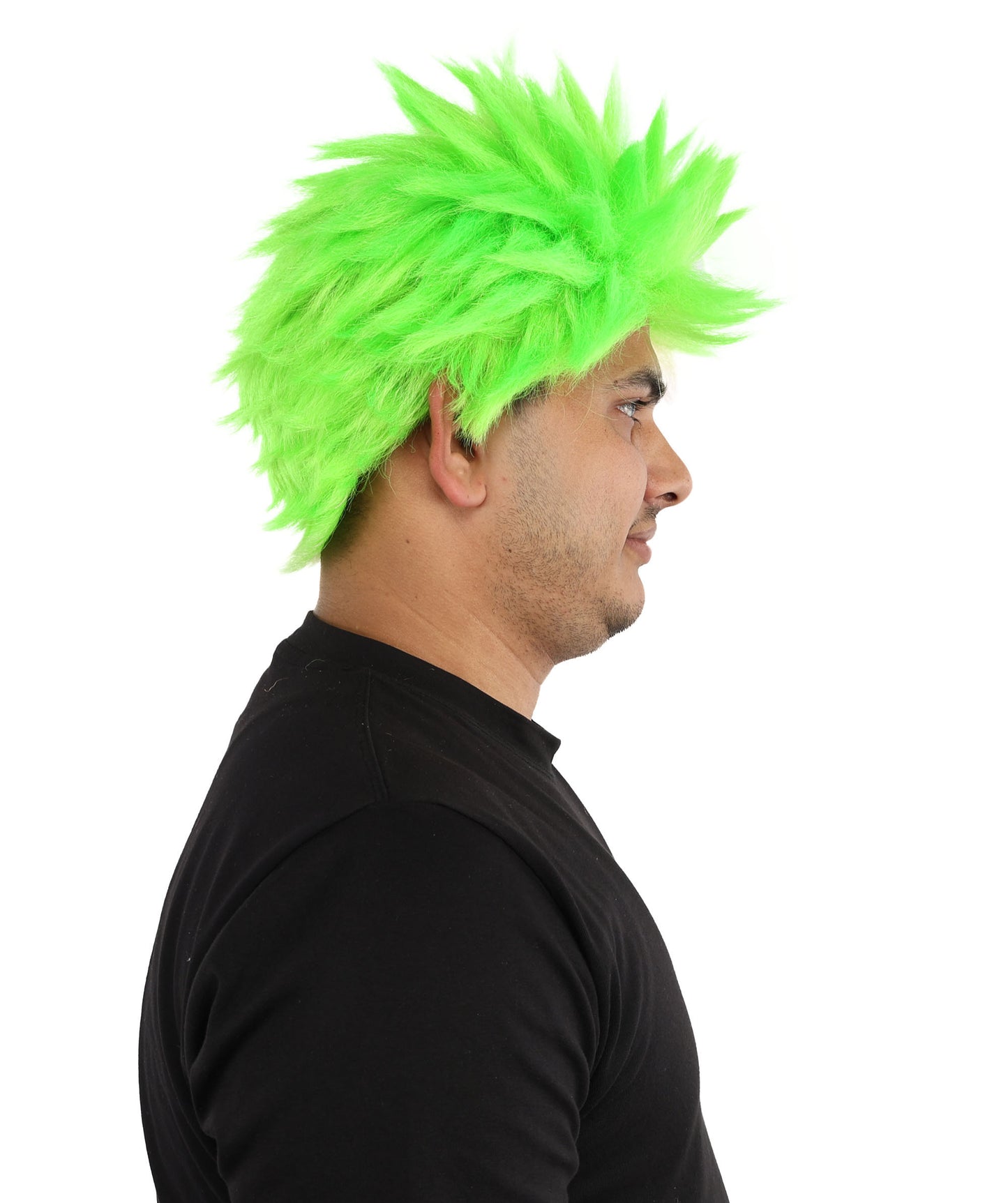 HPO Adult Men's Japanese Superhero Manga Spiky Wig |  Multi Color Options