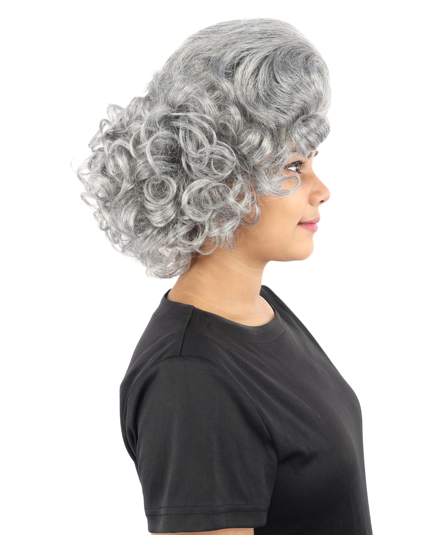 HPO Adult Women's Dame Edna Everage Wigs | Multiple Color Options | Drag Queen-Inspired Colorful Synthetic Hair for Parties, Stage Events | Breathable Capless Design