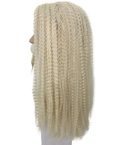 HPO Men's Curly Musketeer Wig Beard & Mustache Set | Multicolor Options | Halloween and Cosplay Wig | Flame-retardant Synthetic Fiber