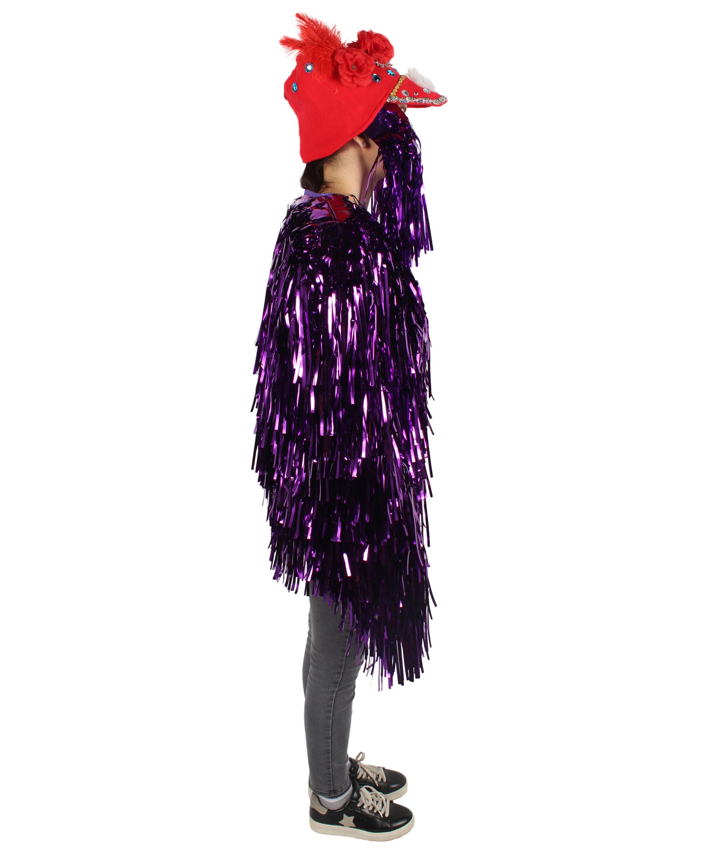 Adult Unisex DJ Tinsel Costume| Multiple Color Options