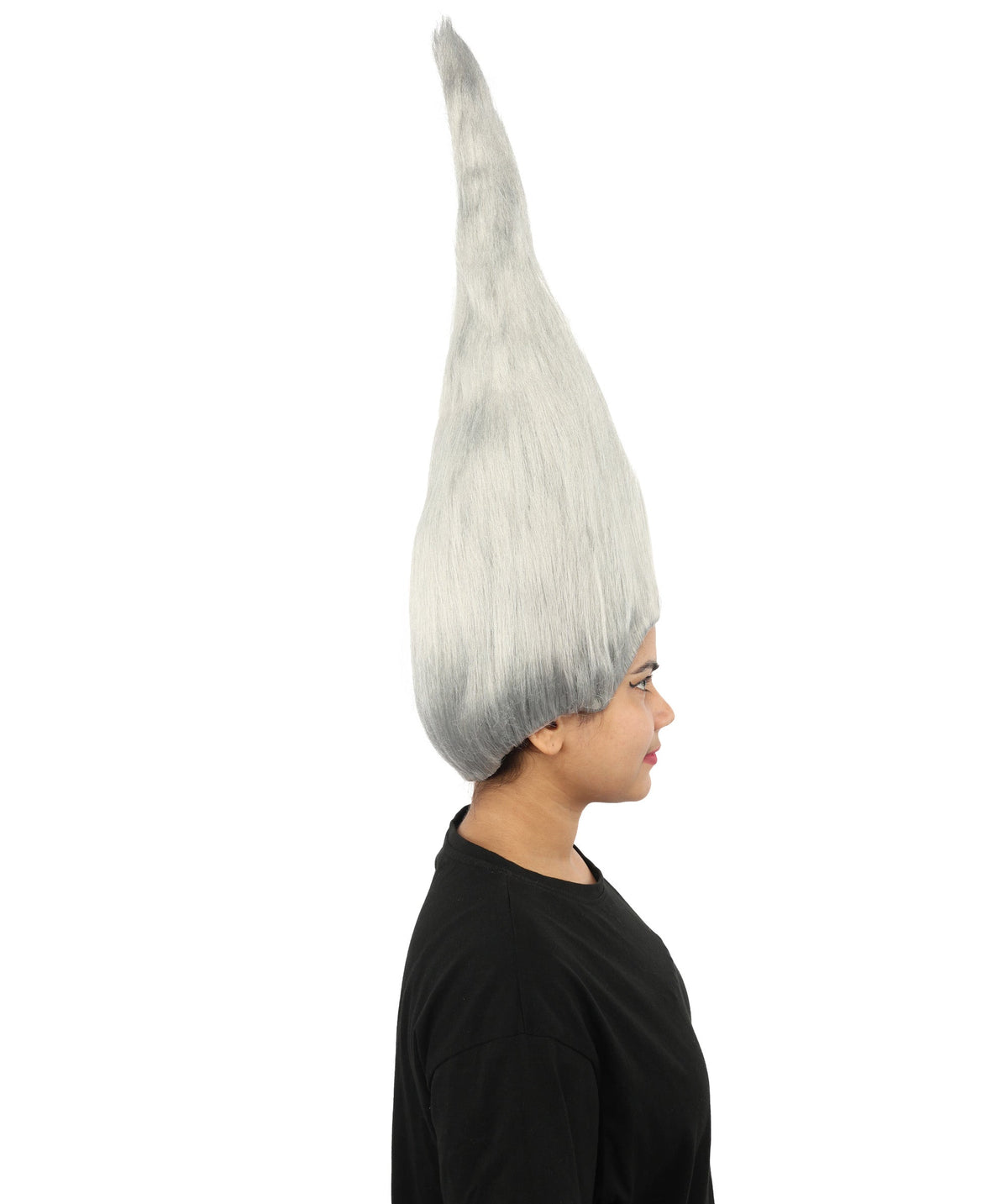 HPO Adult & Teen Women's Tall Cone Wig | Multicolor Options, create of synthetic fiber, extremely tall smooth pointed texture, breathable base | Party, Halloween, theater, drag, performance, costume events