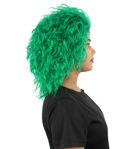 HPO Adult Women’s 15-Inch Curly Wig | Multiple Color Options | Wavy Voluminous Style | Idal for Costume, Cosplay, and Themed Events