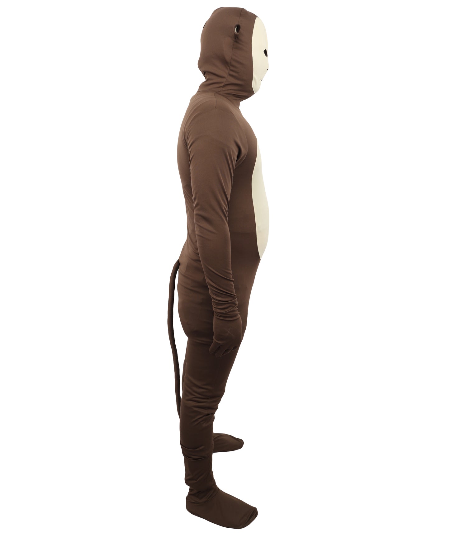HPO Unisex Spandex Full Body Zentai Brown Costume| Stretchy and Comfortable Bodysuit