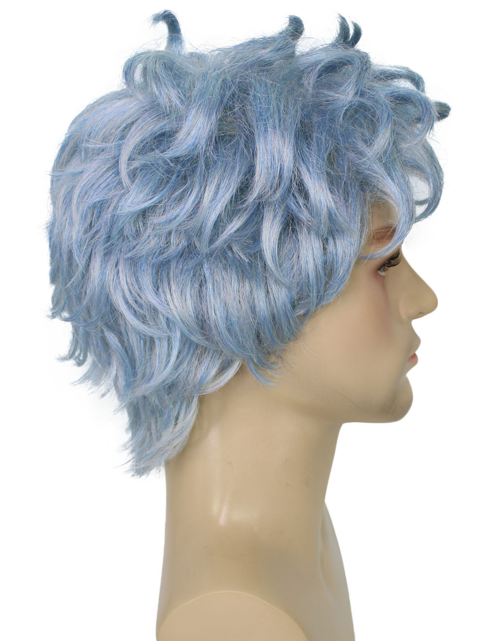 Men's 11" Inch Medium Length Straight Halloween Hero Villain Wig, Synthetic Soft Fiber Hair, Perfect for your next Conventiton and Group Anime Party! | HPO