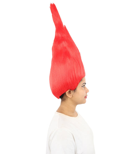 HPO Adult & Teen Women's Tall Cone Wig | Multicolor Options, create of synthetic fiber, extremely tall smooth pointed texture, breathable base | Party, Halloween, theater, drag, performance, costume events