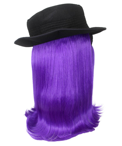 Purple Straight Creature Wig