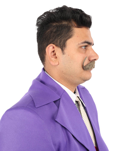 Men's Watson Synthetic Hair Moustache | Facial Hair Multiple Colour Options | HPO
