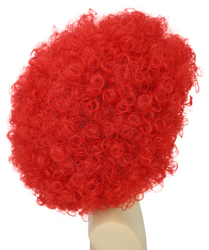 Men’s Big Curly Afro Wig | Bold Hair for Halloween, Themed Parties | Multiple Color Options