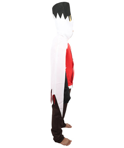 HPO Men's Anime Stolas Costume Set| Cloak, Tops, Pants, and Hat for Cosplay & Halloween