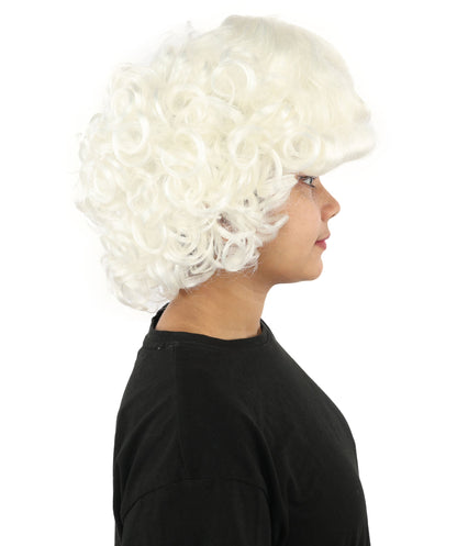 HPO Adult Women's Dame Edna Everage Wigs | Multiple Color Options | Drag Queen-Inspired Colorful Synthetic Hair for Parties, Stage Events | Breathable Capless Design