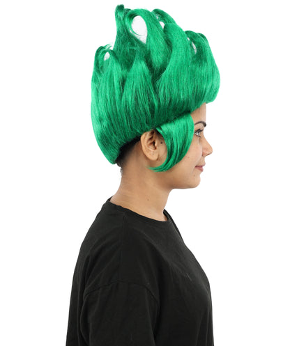 HPO Multiple color Sea Witch Wig – Curly Tentacle-Inspired Fancy Dress Wig for Women – Ocean Sorceress Cosplay Hair