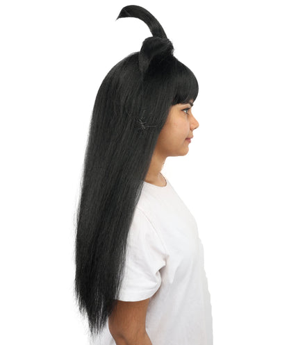 HPO Adult Women's Spider Gothic Sculpted Wig | Multiple Color Options, create of synthetic fiber, architectural spider-leg loops with blunt bangs, breathable base | Party, Halloween, theater, drag, performance, costume events