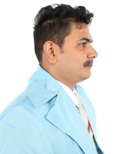 Men's Human Hair Moustache | Facial Hair Multiple Colours Option | HPO
