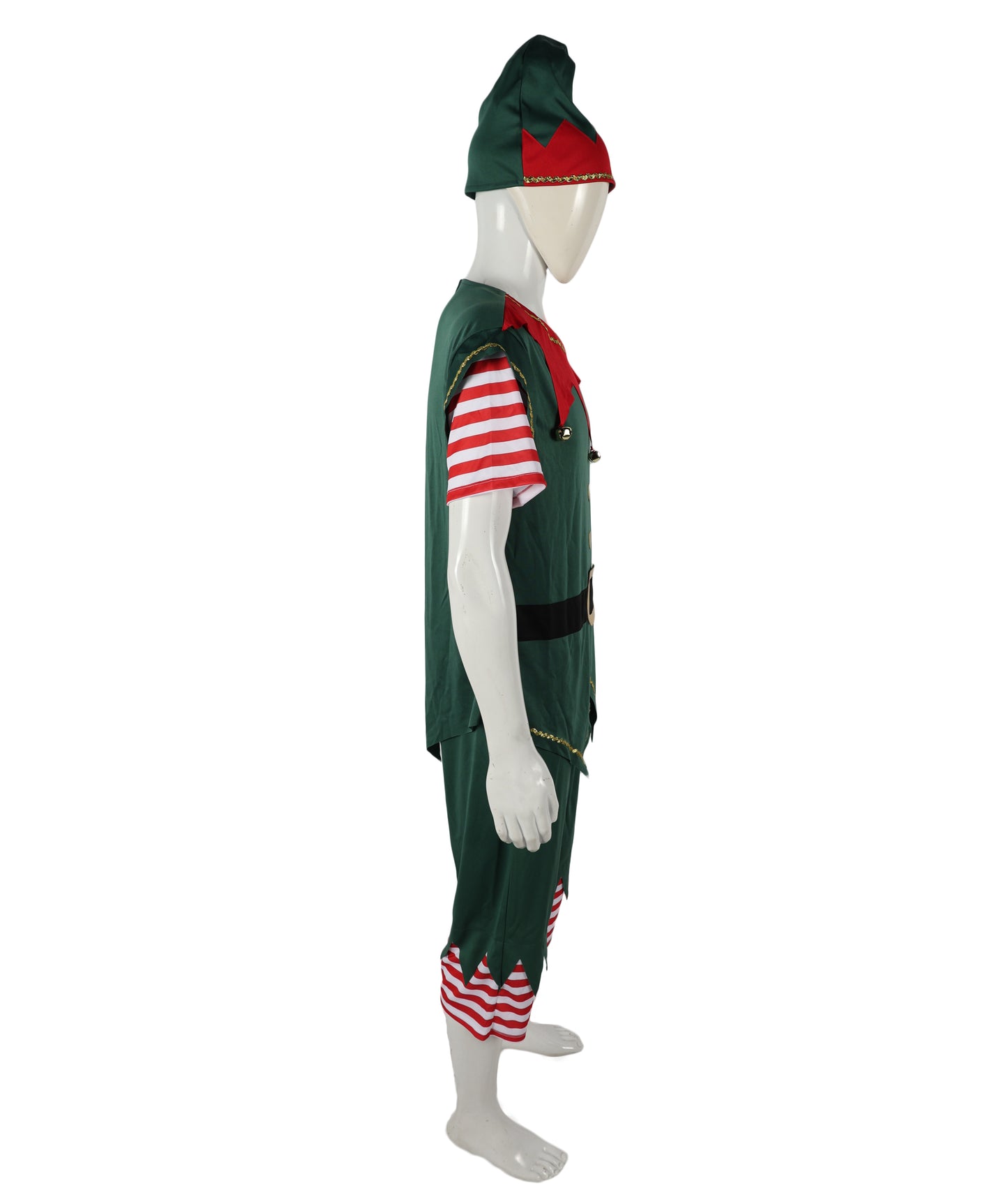 HPO Adult Men’s Christmas Elf Inflatable Costume | Festive Holiday Cosplay & Party Outfit