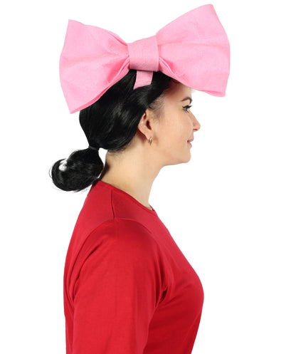 Women's Animation Style Wig with Bow | Mulpleti Color Option Wigs | Premium Breathable Capless Cap