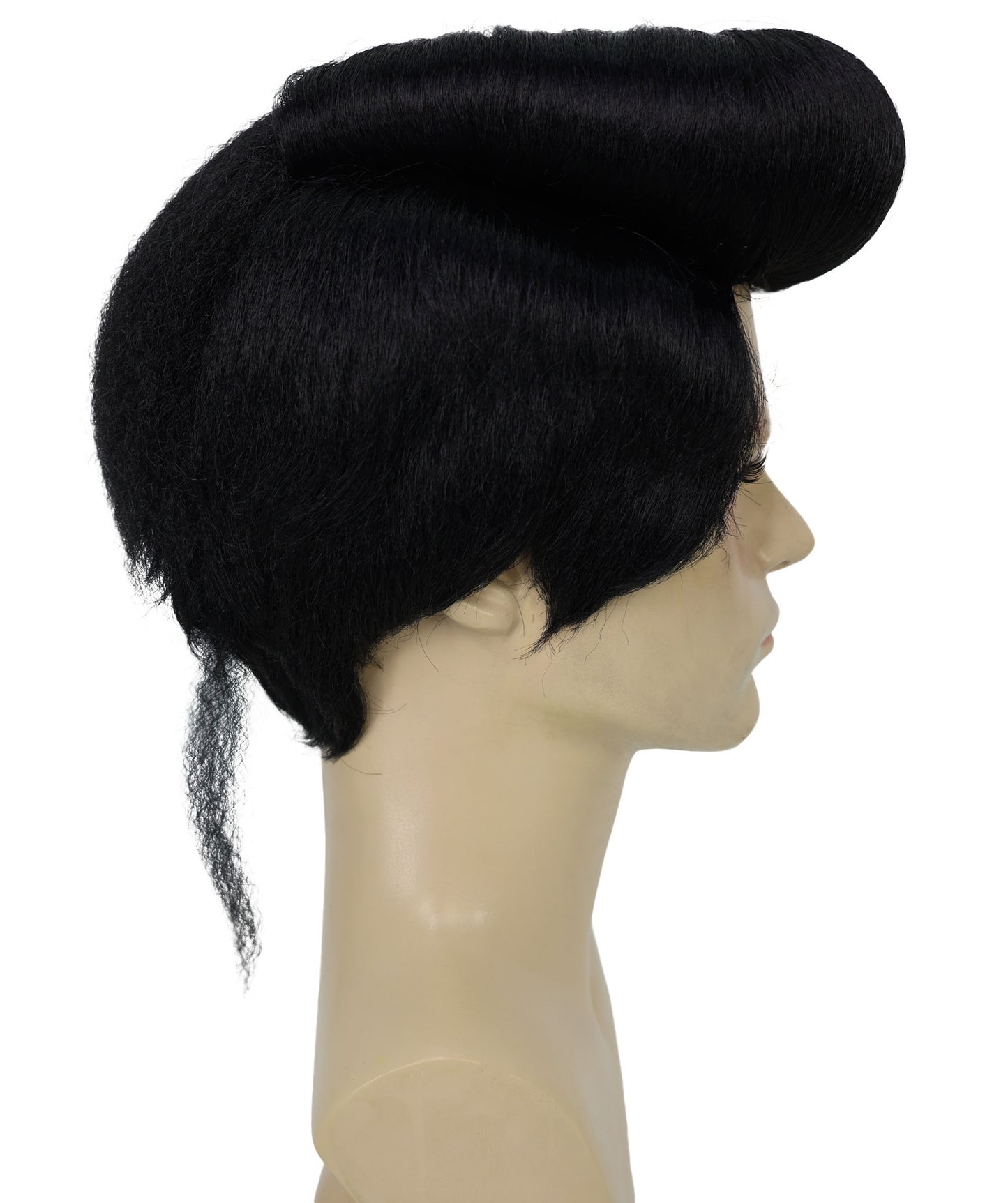 HPO  Men's Manga Anime Pompadour Wig | Perfect for Halloween | Flame-retardant Synthetic Fiber