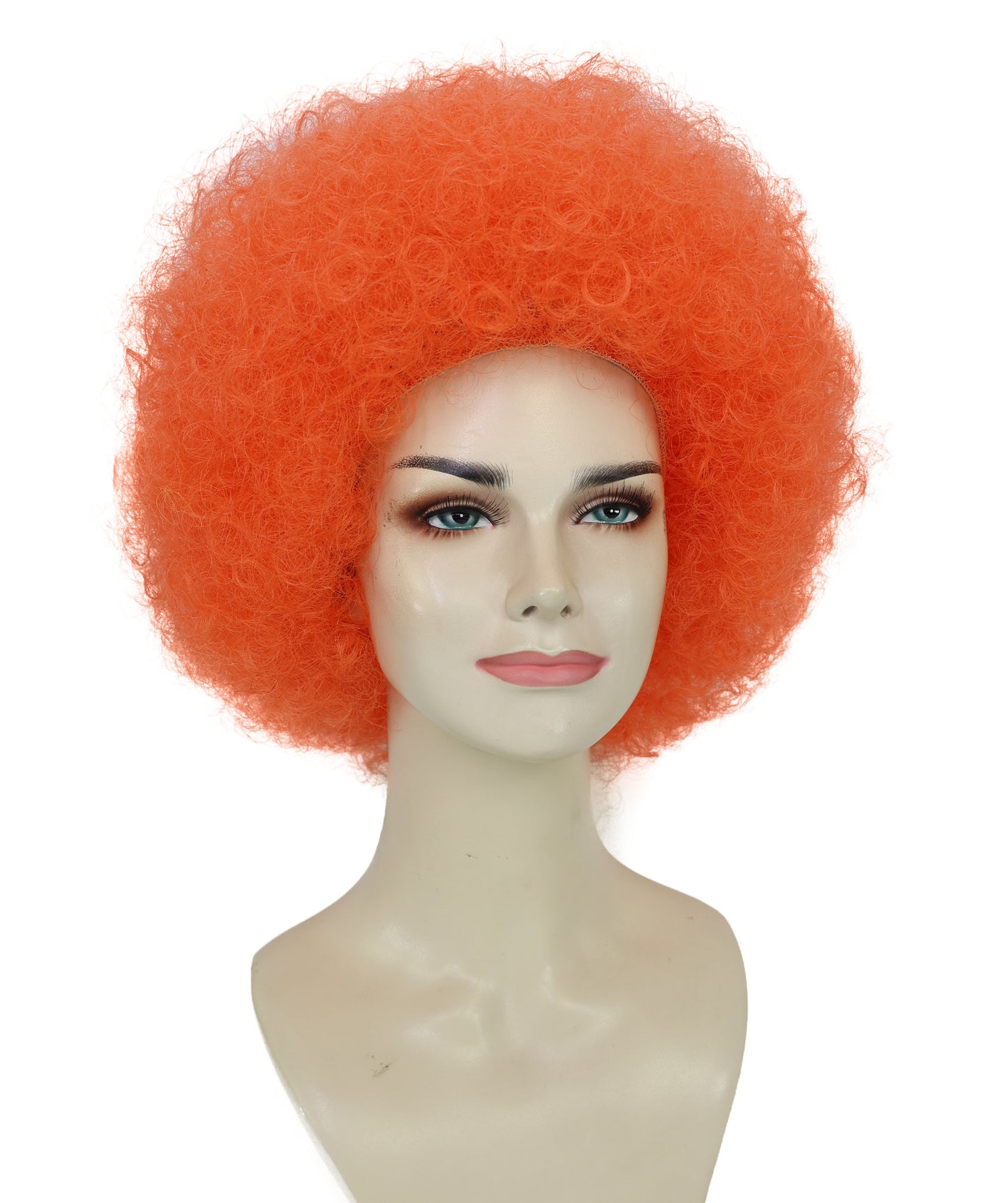 Adult Unisex Big Curly Afro Wig | Bold Costume Hair for Halloween, Cosplay, and Themed Parties | Multiple Color Options