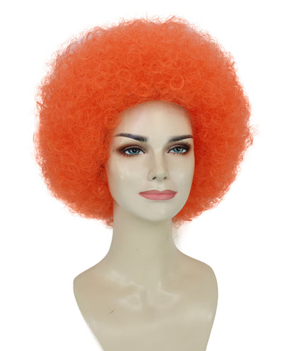 Adult Unisex Big Curly Afro Wig | Bold Costume Hair for Halloween, Cosplay, and Themed Parties | Multiple Color Options