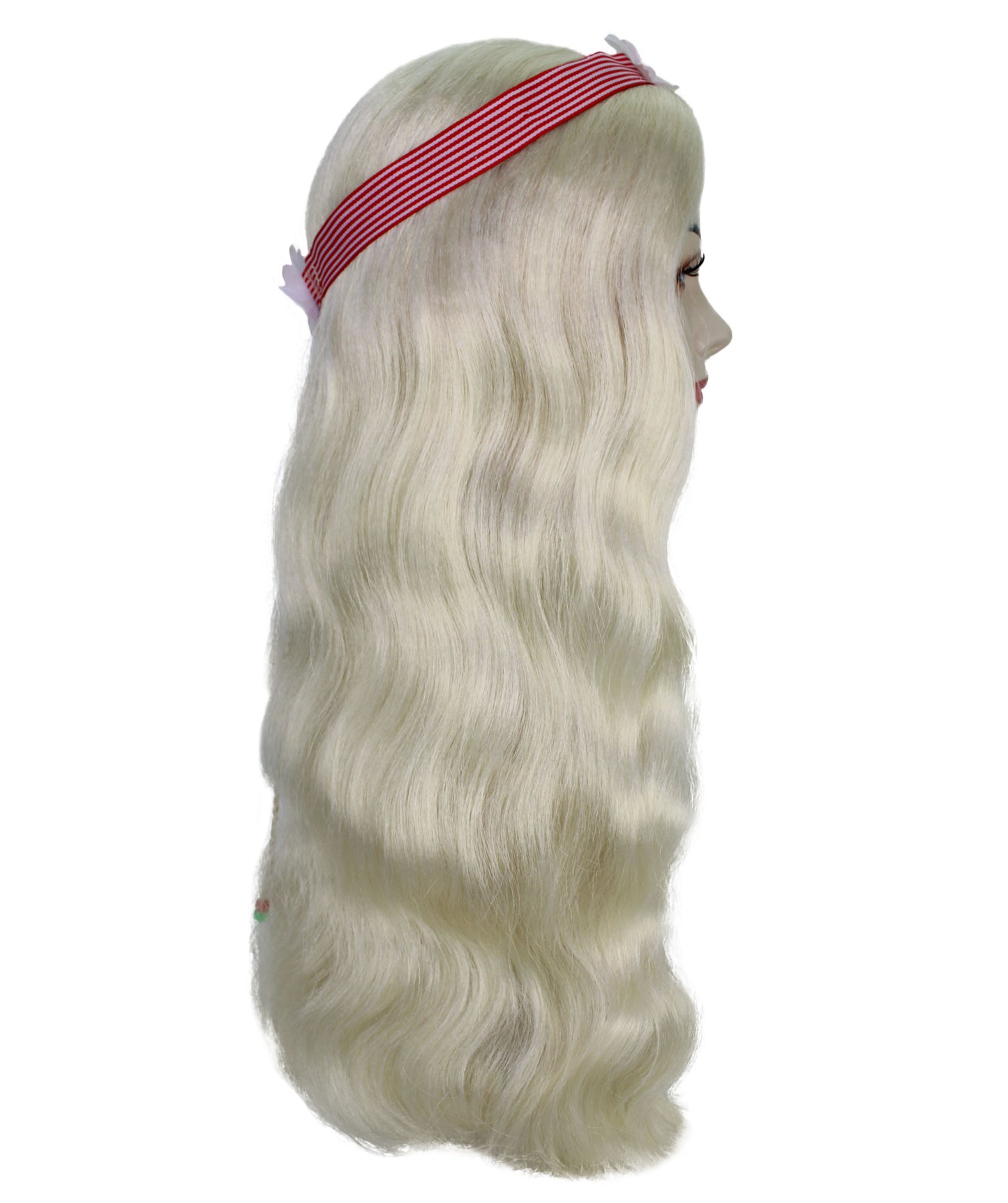 Long Blonde Hippie Groovy Wig