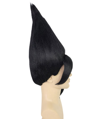 HPO Adult Men's Tv Musical Movie Troll Spiked Wig | Multicolor Options | Flame-retardant Synthetic Fiber