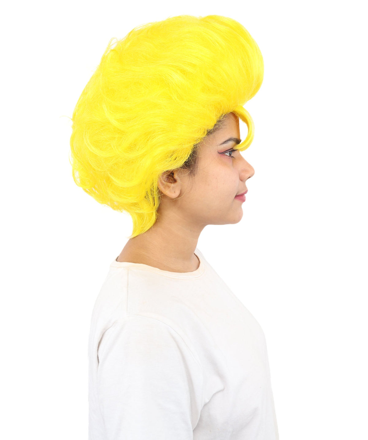 Women's Voluminous Retro Wig | Multiple Color Options, create of synthetic fiber, teased curly volume, breathable capless cap | Party, Halloween, theater, drag, performance, costume events