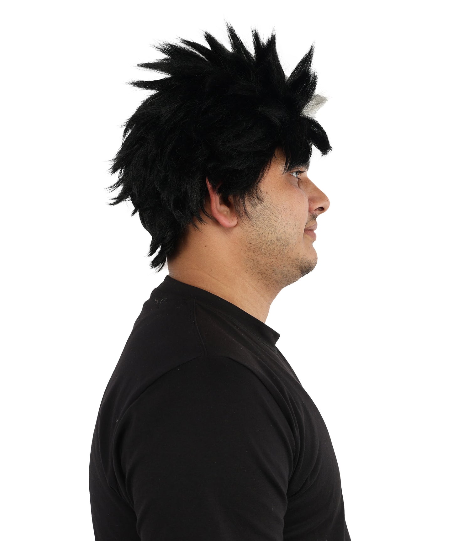 HPO Adult Men's Japanese Superhero Manga Spiky Wig |  Multi Color Options
