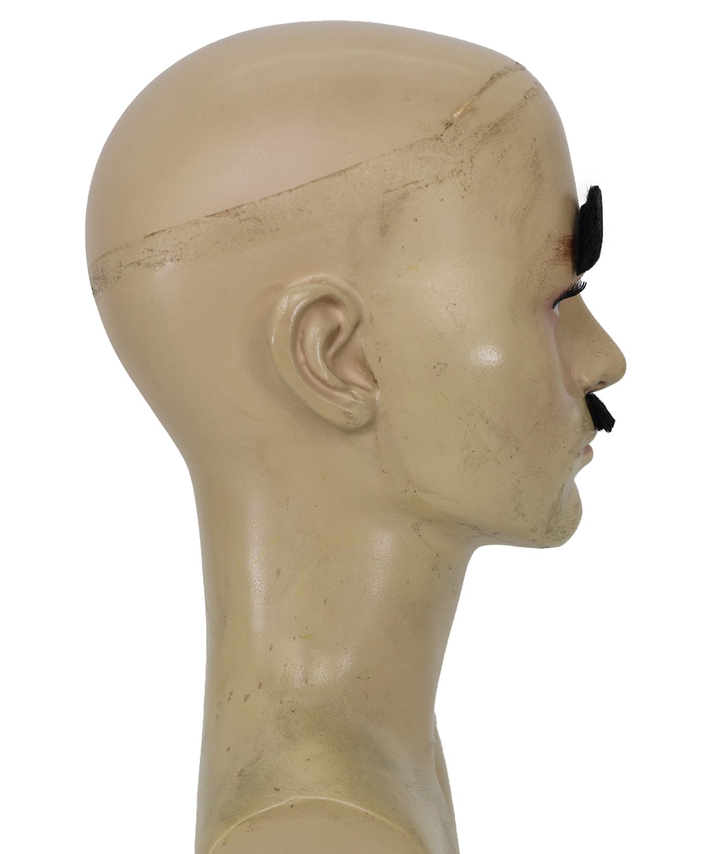 HPO Men's Silent Movie Star Mustache & Eyebrows Set | Classic Mustache and Eyebrow Costume Accessory for Men | Halloween, Cosplay, Stage & Parties