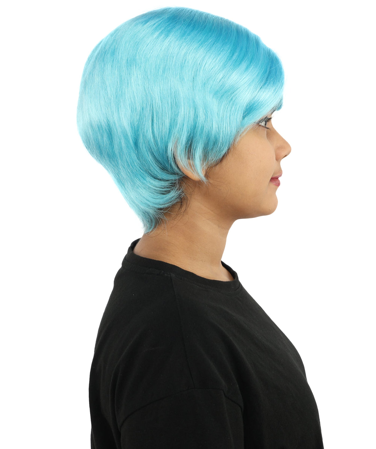 HPO Adult Women’s 10-Inch Short Wig | Multiple Color Options | Celebrity Hairpiece for Costume, Cosplay, and Themed Parties | Sleek and Modern Hairpiece for Versatile Looks