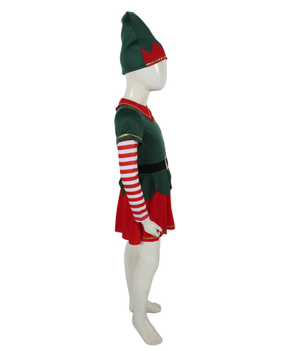 HPO Adult & Teen Women’s Inflatable Elf Costume | Red & Green Christmas Outfit | Holiday Party, Cosplay & Themed Event Costume