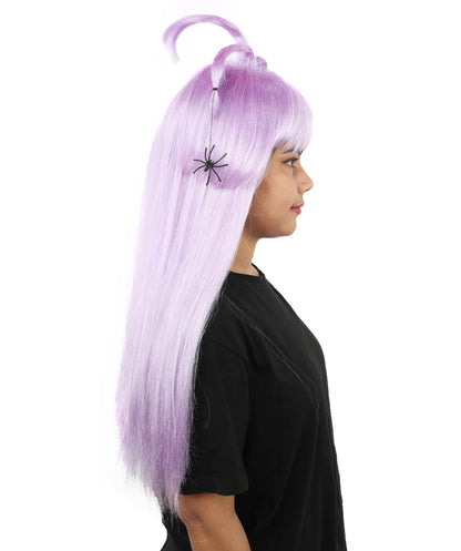 HPO Adult Women's Spider Gothic Sculpted Wig | Multiple Color Options, create of synthetic fiber, architectural spider-leg loops with blunt bangs, breathable base | Party, Halloween, theater, drag, performance, costume events