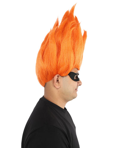 HPO Animated Movie Supervillain Wig , Troll Wig , Premium Breathable Capless Cap