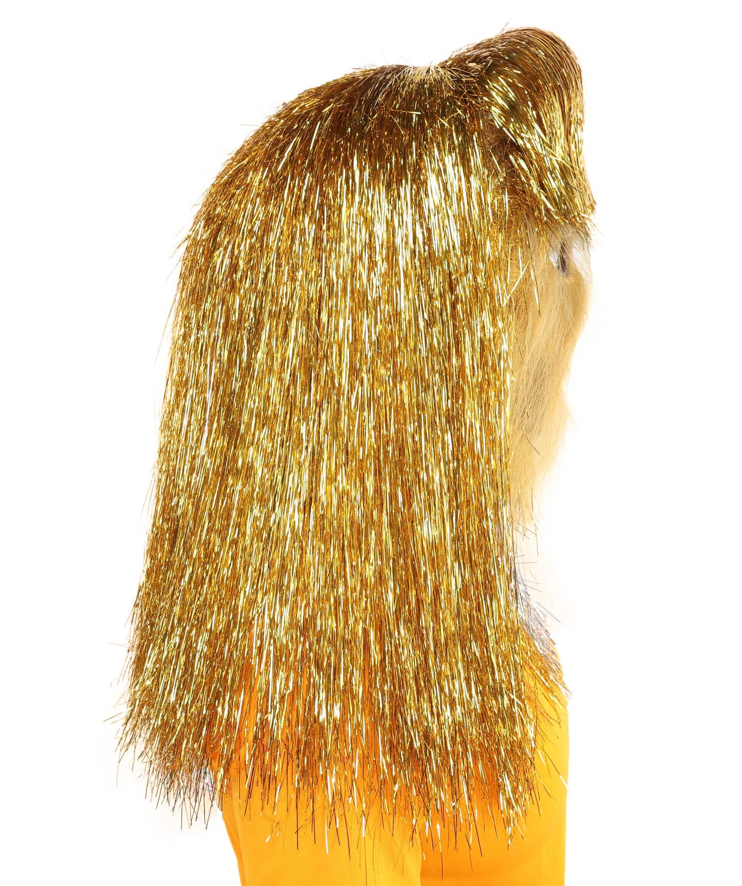 HPO Teen Extreme Hairy Two Part Costume Bundle & Mask Set - Full-Body Hair Suit Extra-Long Costume Wig for Halloween, Cosplay & Parties - Multiple Color Options