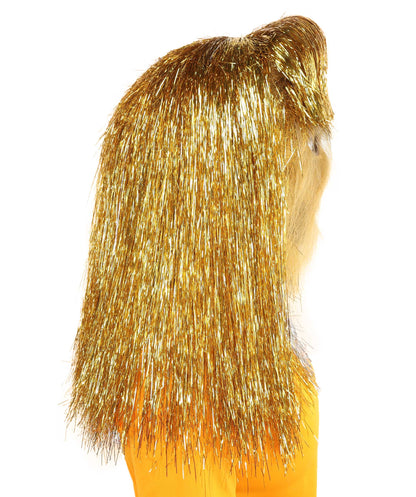 HPO Teen Extreme Hairy Two Part Costume Bundle & Mask Set - Full-Body Hair Suit Extra-Long Costume Wig for Halloween, Cosplay & Parties - Multiple Color Options