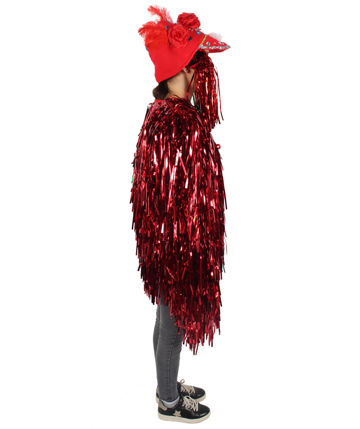 Adult Unisex DJ Tinsel Costume| Multiple Color Options